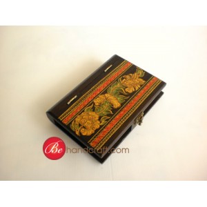 B-PB 1521 04 001 กล่องไม้เพ้นท์ลาย (wooden box painting.) 