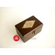 EGB 1015 09 010 กล่องไม้สักแต่งเปลือกไข่ (eggshell box)