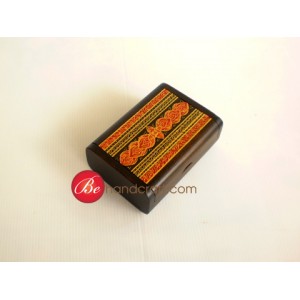 FN-PB 08115 04 001 กล่องไม้เพ้นท์ลาย (wooden box painting.) 