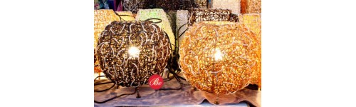 โคมไฟหวายตั้งโต๊ะ (Rattan Lamp for Teble)